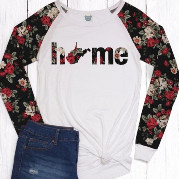 Floral WV long sleeve Tee - Picture 2 of 2